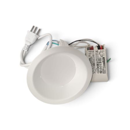 FA-16.Luminaria Redonda Embutir EF76-E0850830E Alt.6cmx14 Diametro Bivolt 8,5W Cor Branca 3000K Lumen 765