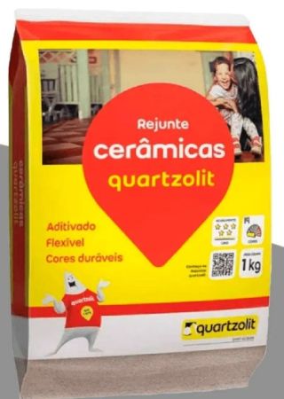 C-26.Rejunte Cerâmicas Cinza Ártico 1kg Quartzolit