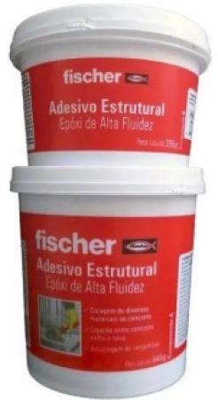 B13.Adesivo Estrutural Epoxi 1kg Fische A+B -Venc.23/01/27