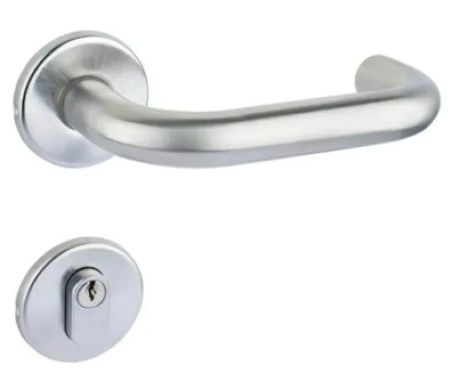 C-22 - Fechadura Externa 517 ST2 55mm Inox Polido La Fonte