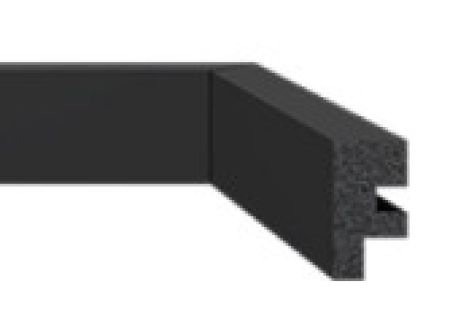 J4.Rodapé 3466 Santa Luzia 240x03cm Preto - 27537