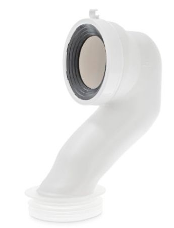 C-22 - Cotovelo esgoto com haste para bacia dual branco COD. 03000304
