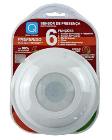 C02. Sensor de Presença Teto Qualitronix QA19M 