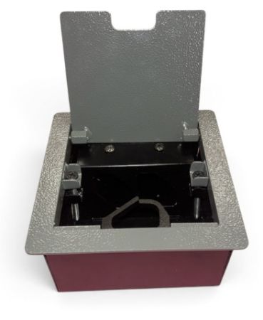 C-22 - Caixa de tomada para piso com 2 conector de tomada
