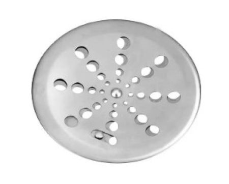 C02. Grelha redonda de inox sem caixilho e com fecho 15cm COD. 003-P
