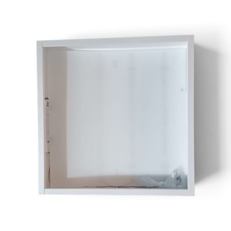 FB-11.Luminaria Embutir Quadrada Branca Com Iluminação Difusa Medidas Alt.11cmxComp62cmxLarg62cm 38W 3000K Lumen 4434 + DRIVER - ALFALUX