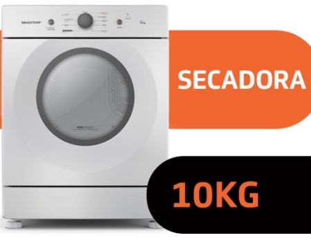 H-24.Secadora Piso Brastemp 10Kg - BSR10BB 220V