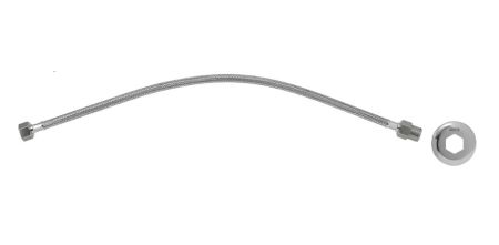 C-08 - Ligação Flexível Malha de Aço 60cm Cromado DECA COD. 4607.C.060