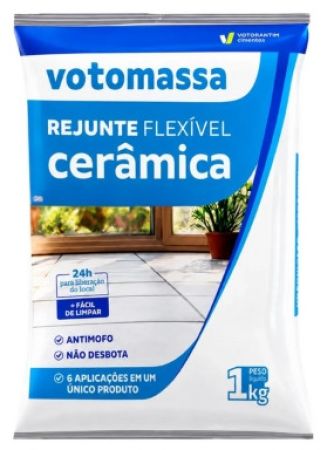 C-37 - Rejunte Votoran branco 1kg Flexível Para Cerâmica